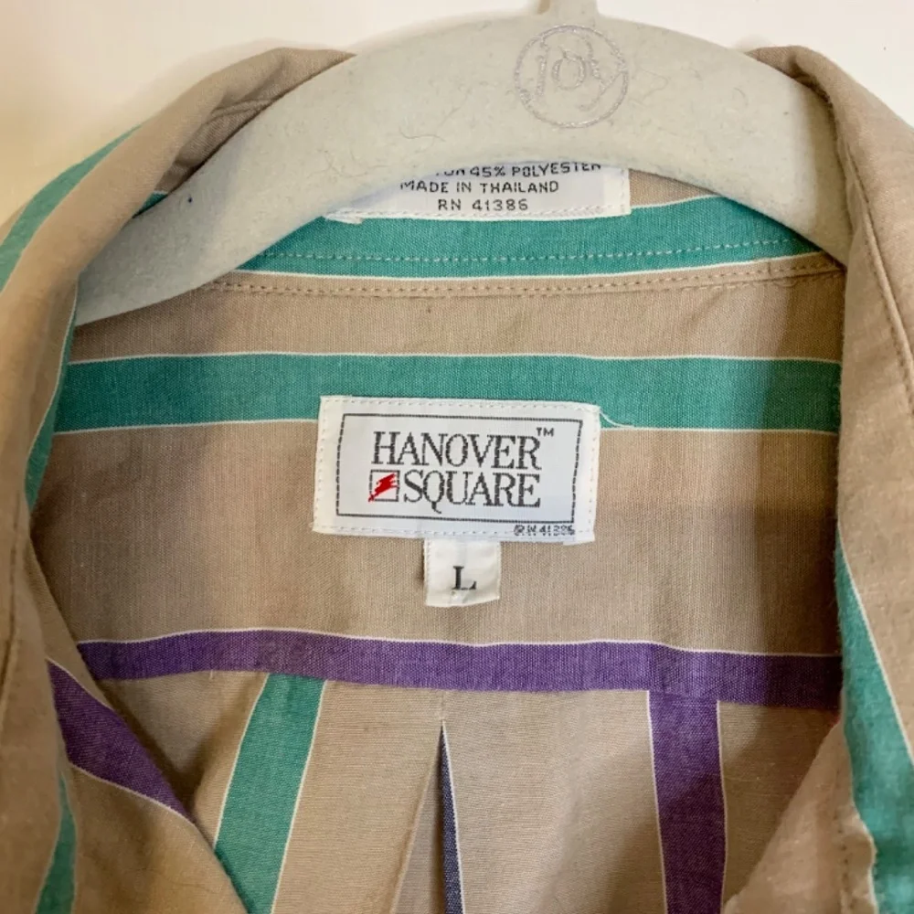 Men’s Vintage Striped Button Down - Picture 4 of 4